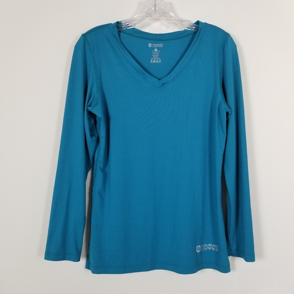 Tommie Copper Tops - Tommie Copper Long Sleeve V-Neck Shirt Top 2X Bust 34-35